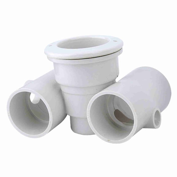 Riousery Swimming Pool Spa Massage Nozzle Jet SP-1434, High Temperature Resistant ABS Pool Equipment for Hot Tubs and Spas, 6.1 inches / 15.6 cm, White and Durable Hydrotherapy Accessory