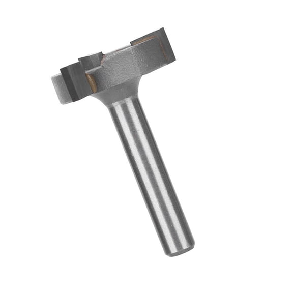 Riousery T Type Router Bit 1/4 Inch (6mm) Shank 45# Carbon Steel 3-Flute with Alloy Cutter Head Precision Woodworking Milling Tool [cite: 1, 8]