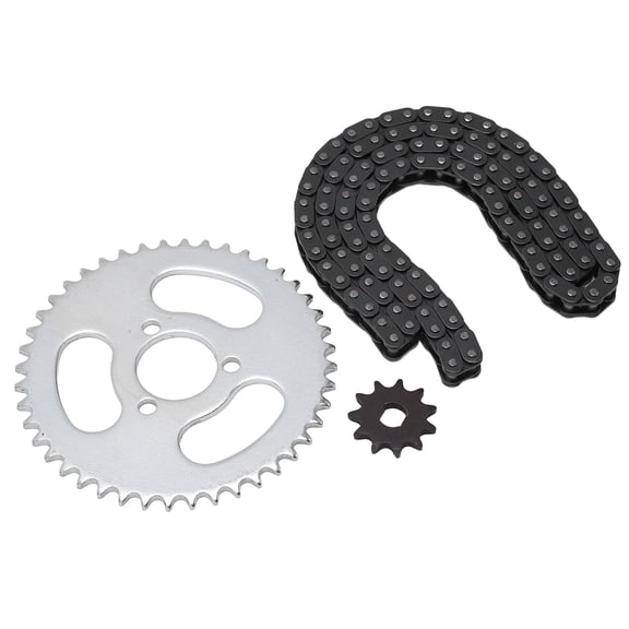 Riousery T8F Front and Rear Sprocket Chain Replacement High Power T8F Gear Chain Set for Modified Karts ATVs and Mini Motorcycles (5.51 inches / 14 cm)