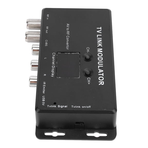 Riousery TM70 TV Link Modulator AV To RF Converter UHF Modulator with IR Extender PAL NTSC Support PCB Circuit 471.25-885.25 MHz (4.72 in / 12 cm)