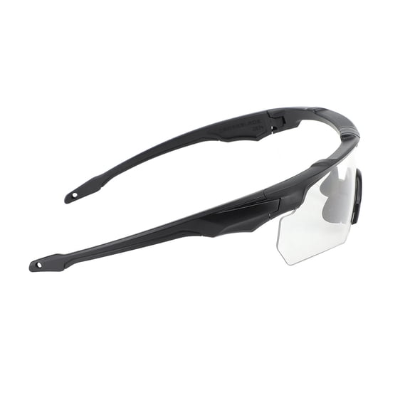 Riousery Tactical Pro Series Adult Unisex Windproof Cycling Sunglasses UV Protection Interchangeable Lens Sports Safety Eyewear Set for Motorcycle, Black