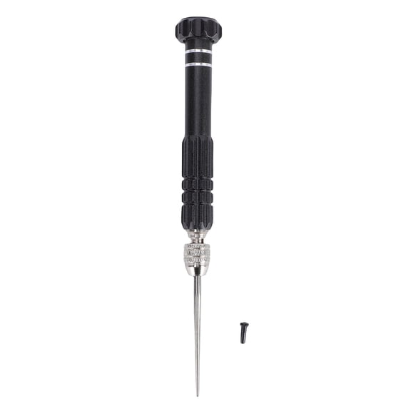 Riousery Tennis Racquet Stringing Straight Awl Machine Tool Racket String Assistance for Badminton Black 5.7 inches / 14.5 cm