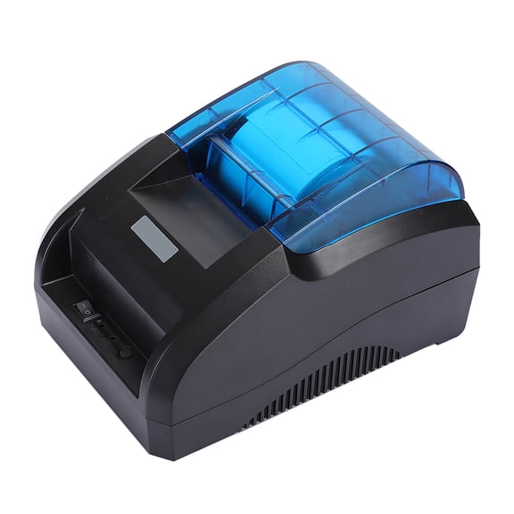 Riousery Thermal Receipt Printer for Bluetooth Micro USB 203DPI Desktop POS System 2.3 inches / 58 mm Paper Width 110-240V US Plug Black