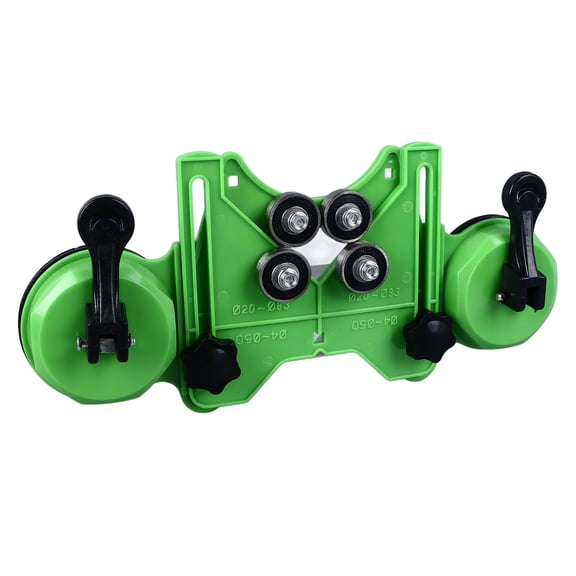 Riousery Tile Hole Saw Guide Jig Fixture Adjustable Portable with Suction Cups for Ceramic Glass Porcelain Marble Locator - 11.4 inches / 29 cm