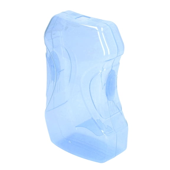 Riousery Toddler Food Pouch Holder Portable Juicing Box Squeeze Proof Reusable Container Blue For Baby Feeding And Mess Free Snacking On The Go Easy To Clean