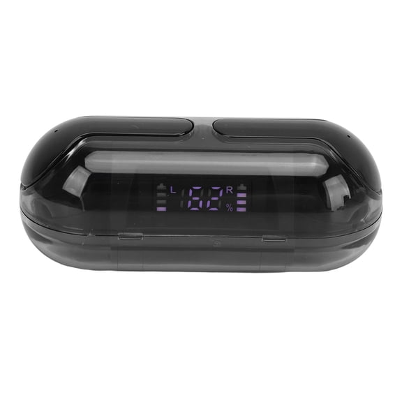 Riousery Translator Earbuds Bluetooth 5.3 Real-Time 144 Languages Translation Wireless Earphones with Digital Power Display and Charging Case for Music Calling Black 10 inches / 25.4 cm