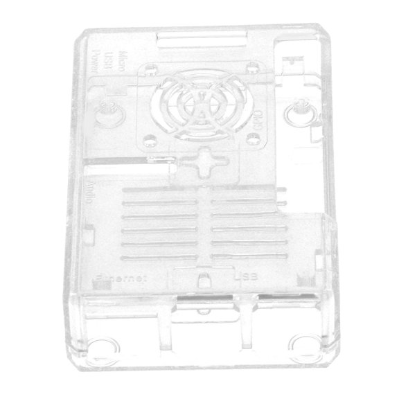 Riousery Transparent Case for Raspberry Pi 3 Premium Clear ABS Protective Shell Enclosure Box Cover Smooth Acrylic Style Pi3 Protective Housing (9.00 x 6.00 x 3.00 inches / 22.86 x 15.24 x 7.62 cm)