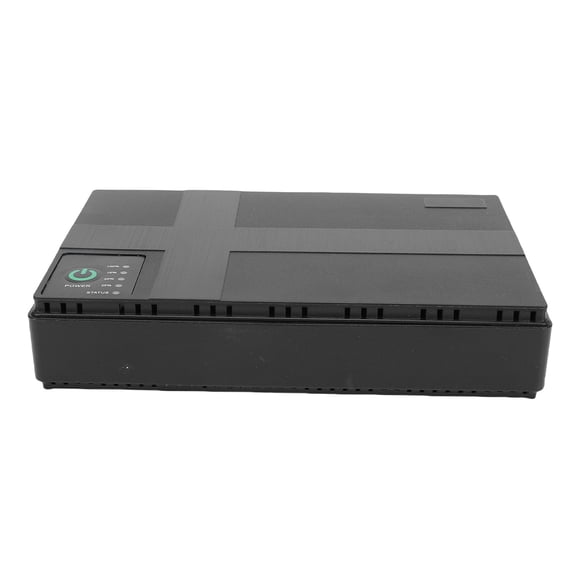 Riousery UPS Battery Backup 10400mAh Uninterruptible Power Supply with 6 Outputs POE LAN Port for WiFi Router Phone US Plug (7.09 inches / 18 cm)