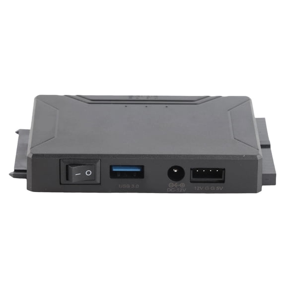 Riousery USB 3.0 to SATA IDE Hard Drive Adapter Cable Converter for 2.5in 3.5in HDD SSD DVD-ROM CD-RW, Includes 12V 2.5A Power Cord, Computer Accessories, EU Plug 100-240V (6.3 inches / 16 cm)