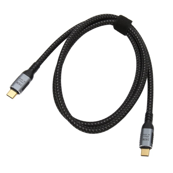 Riousery USB 4.0 Gen 3 Data Cable 40Gbps Transfer 240W Charging Support 8K 60hz Display Type C to Type C Cord for Laptop Tablet 180cm / 70.9in[cite: 1]