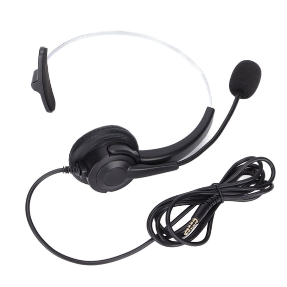 Riousery USB Headset 3.5mm Computer Headphone with Microphone Noise Cancelling for Laptop PC Cell Phone, Business PC Headset for Skype, Webinars, Call Center
