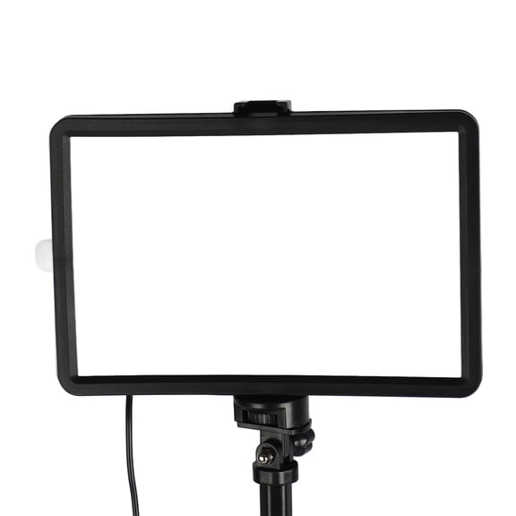 Riousery USB LED Video Light Kit Dimmable Fill Lighting with Extendable Tripod 8 Color Filters 3200K-5600K 11 Brightness Levels for Video Conference Live Streaming Photography Black
