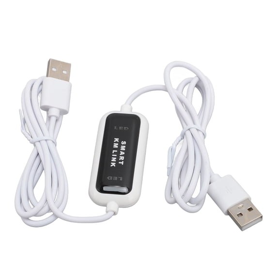 Riousery USB PC To PC Sync Data Link Cable, Keyboard Mouse Sharing Adapter, Direct Data File Transfer Bridge for Computer Copy, Black[cite: 1]