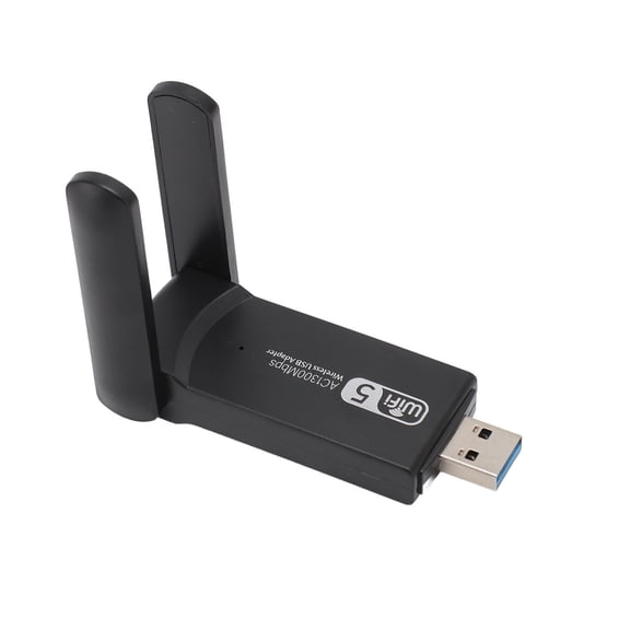 Riousery USB3.0 WiFi Adapter 2.4GHz 5GHz Dual 5Dbi Antenna Network Adapter for Windows Mac Linux