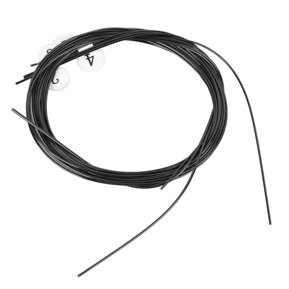 Riousery Ukulele Strings Black Nylon Warm Rich Sound Universal Guitar Replacement Strings