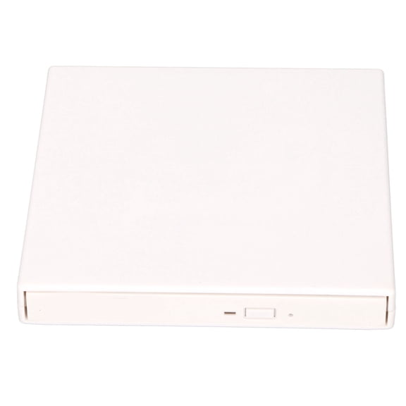 Riousery Ultra Thin Portable USB 2.0 External CD DVD RW Drive Optical Player For Laptop Desktop PC Notebook Plug And Play High Speed Data Transfer Black (7.48 inches / 19.00 cm)