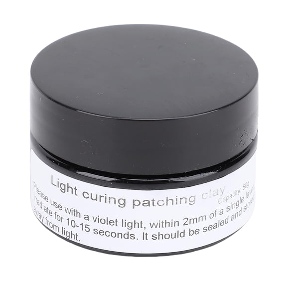 Riousery Ultra Violet Curing Putty 50g / 1.76oz Multipurpose Quick Curling Repair Compound for Crafts, Nail Art, and 3D Printing Models