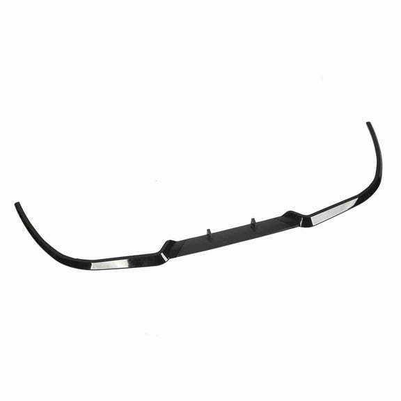 Riousery Universal Car Front Bumper Lip Separator 44.88 inches / 114 cm Glossy Black ABS Impact Resistant Front Lip Splitter Replacement for Seat Leon Accord Civic Corolla Audi A3 A4 A6