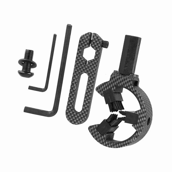 Riousery Universal Carbon Camouflage Brush Arrow Rest for Compound Bow Recurve Bow Archery TP812, Ambidextrous Design, Alloy Material, Anti-Deformation Shooting Accessory