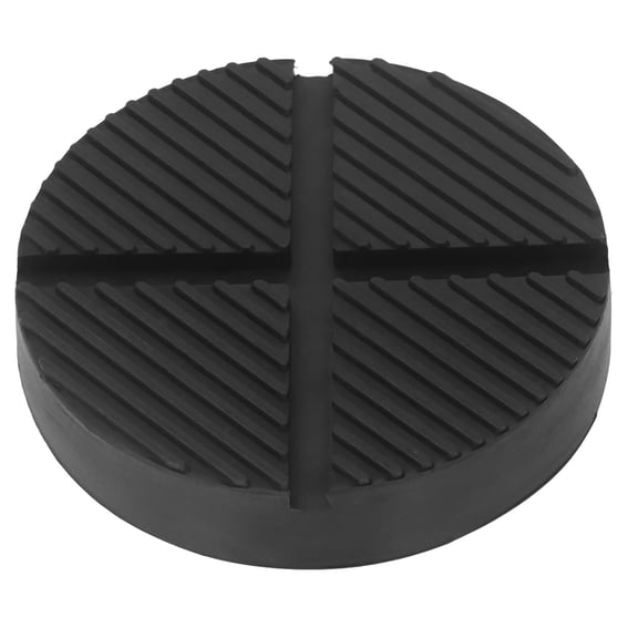 Riousery Universal Floor Jack Rubber Pad Adapter 125mm / 4.92 Inches, Heavy Duty Pinch Weld Side Frame Rail Protector Puck, Automotive Jacking Support Disk for Car Lift Maintenance and Repair