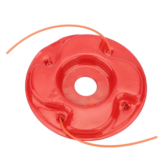 Riousery Universal Red Iron String Trimmer Head Replacement for Lawn Mower Weeder Agriculture Garden Grass Cutting Tool Style 1 (5.5 inches / 14 cm)