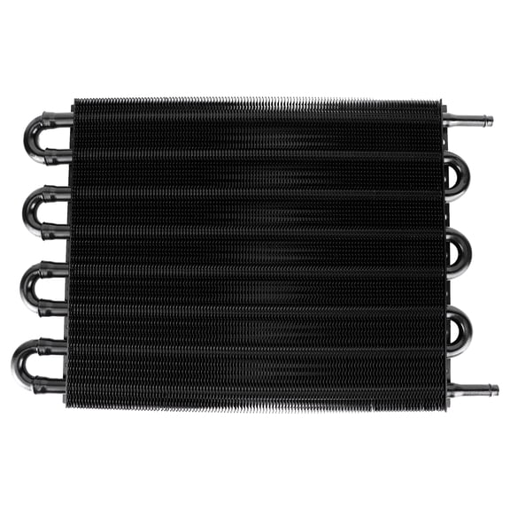 Riousery Universal Transmission Oil Cooler OC-1405 8 Rows 26,000 LBS GVW Aluminum Cooling System Parts, 11.8 inches / 300 mm