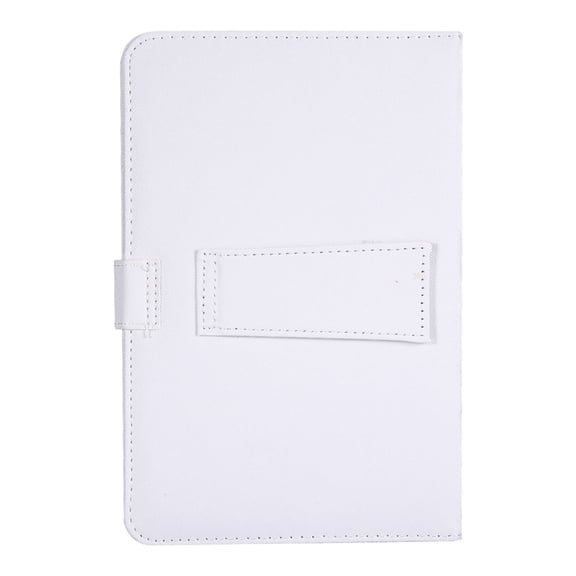 Riousery Universal Wireless Bluetooth Keyboard Case 2-in-1 Folio Stand Protective PU Leather Cover for 4.5 to 6.8 Inches iOS Android Windows Cell Phones, Premium White (10 inches / 25.4 cm)