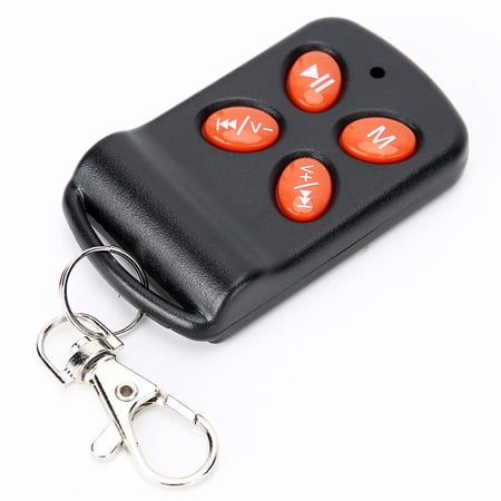 Riousery Universal Wireless Cloning Remote Control, 315MHz/433MHz 4-Key Duplicator Transmitter for Garage Doors, Car Sunroofs, Gates and Alarm Systems, Orange