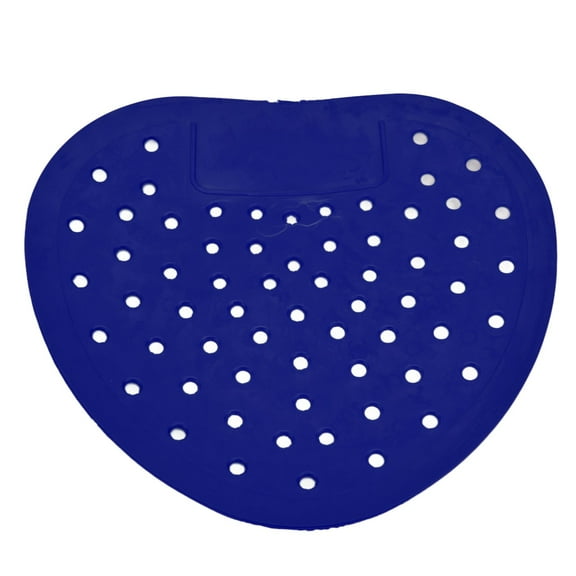 Riousery Urinal Screen Deodorizer, Anti-Splash Scented Urinal Mats, Large Hole Design Blue 1 Pack / 19 cm x 17 cm
