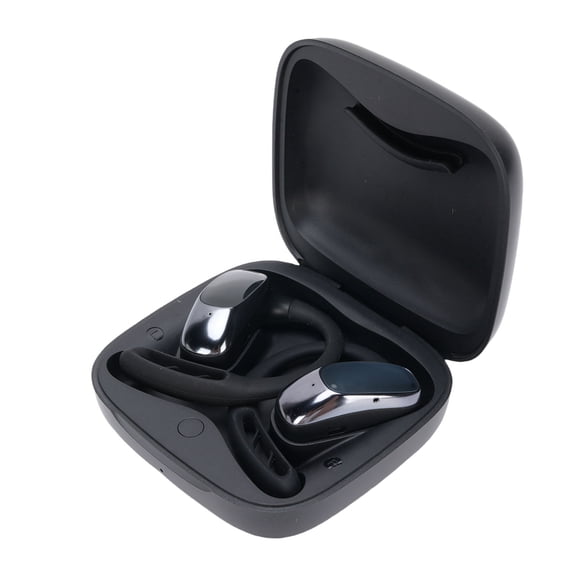 Riousery V21-Z Open Ear OWS Bluetooth Translator Earbuds, 144 Languages Bidirectional Real-Time Translating Ear Hook Wireless Headphones for Travel & Business, Black (5.11 x 3.93 x 1.57 inches)
