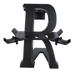 Riousery VR Headset Stand Universal Display Holder and Controller Mount Station for Oculus Quest 2, HTC Vive, Valve Index, Black (11.42 inches / 29 cm)