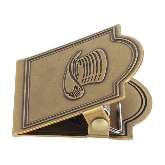 Riousery Vintage Brass Binder Clip Decorative Book Clip for Journal Notebook Drawing Sketch Paper, Vintage Hat