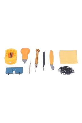 Watch Battery Replacement Kit 77-Piece Back Case Opener Tool Set with Storage Bag for Repair and Maintenance (9.45 inches / 24 cm)