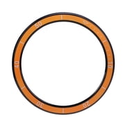 Riousery Watch Bezel Replacement for Xiaomi Watch S4 S3, Two-Tone Scale PC Scratch Resistant Watch Bezel Insert Loop Accessory, Black 1.9 inches / 4.8 cm