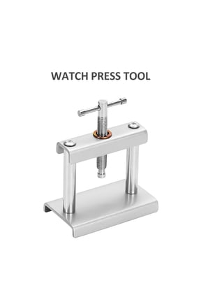 Watch Press Tool Set with 18 Molds Watch Back Case Closer for Closing the Watch Cover Watch Battery Replacement Tool Kit Watch Opener Remover Watch Repair Kit with Circular and Square Molds