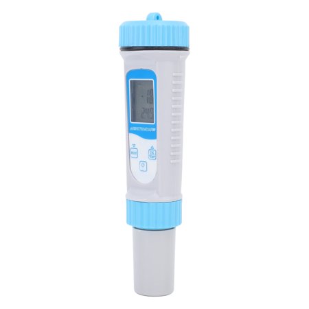 Riousery Water Quality Tester Bluetooth Accurate 7 in 1 PH ORP EC TDS SALT SG TEMP Smart App Monitor Meter Pen for Drinking Water Aquariums Hydroponics 7.1 inches / 18 cm