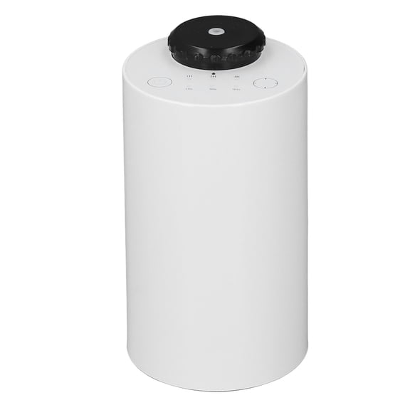 Riousery Waterless Scent Diffuser Automatic Quiet Scent Air Machine with Timer, Rechargeable Cold Air Essential Oil Aromatherapy Diffuser for Bedroom, Living Room, Office, White (15cm/5.91in)