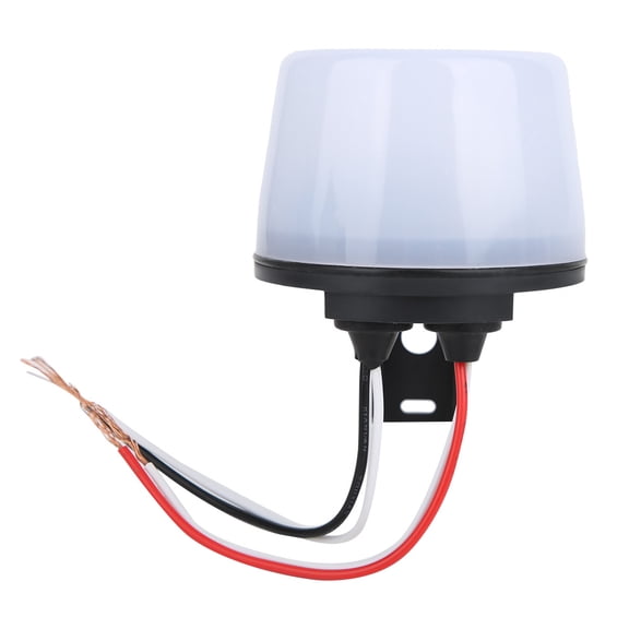Riousery Waterproof Light Switch Controller Photocell Street Light Sensor Switch AS-16 AC220V 16A Anti-Thunder Outdoor Automatic Rainproof Dusk to Dawn Switch for Gardens Highways (11.0 in / 27.9 cm)