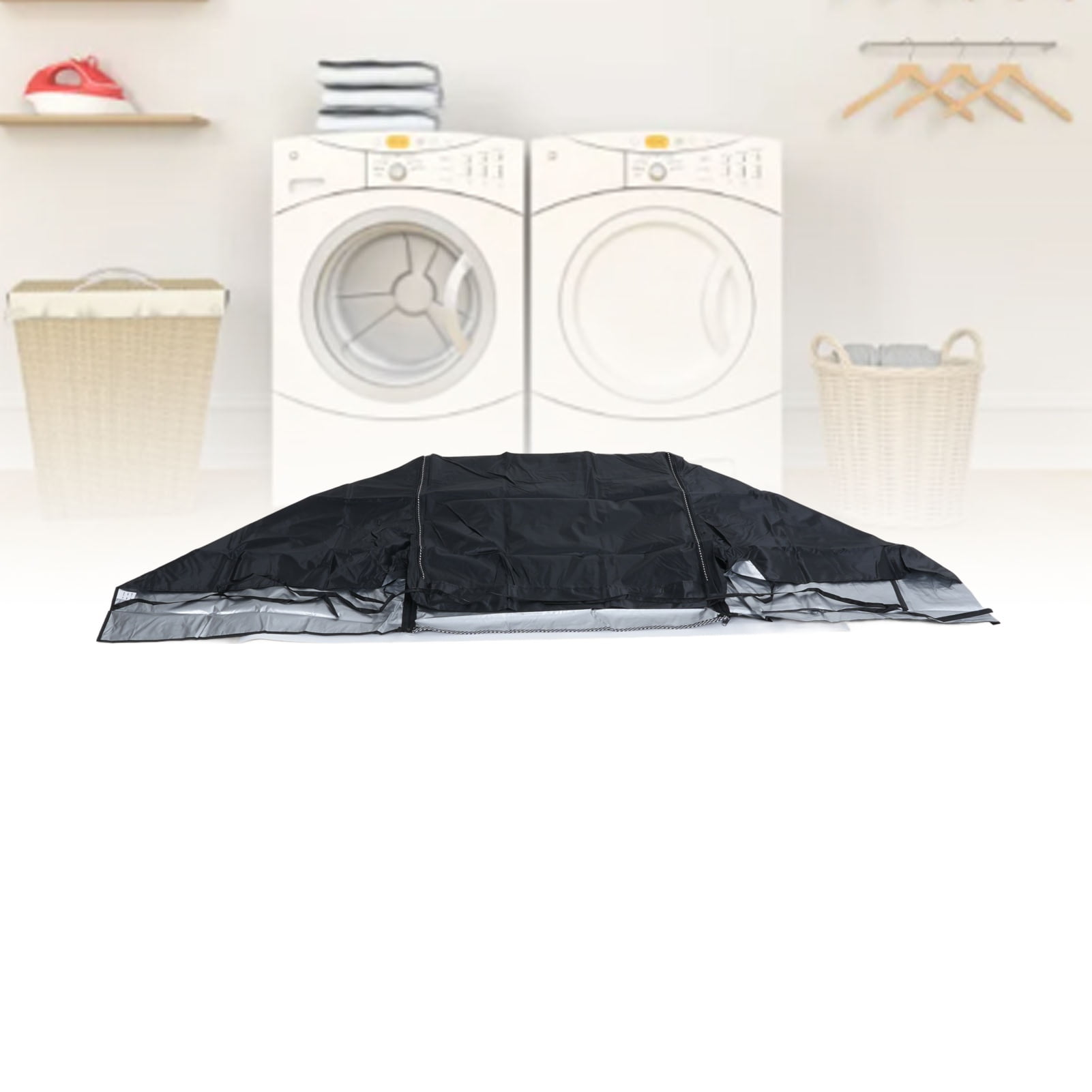 Riousery Waterproof Polyester Washing Machine Cover – Dustproof, Sunproof & Damp Proof Front Load Cover for Home, Apartment, Hotel