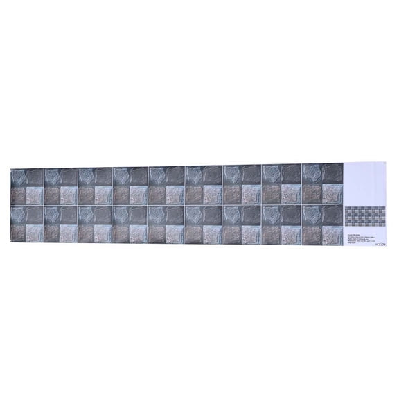 Riousery Waterproof Self Adhesive Wall Tile Sticker Peel Stick Decor for Bathroom Kitchen Background Mosaic Pattern YCZ222