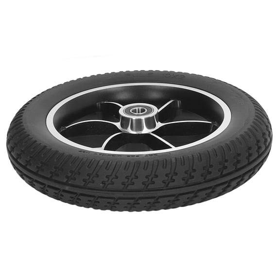 Riousery Wheelchair Wheel 10 inches / 25.4 cm Polyurethane Solid Replacement Caster for Rollator Walker