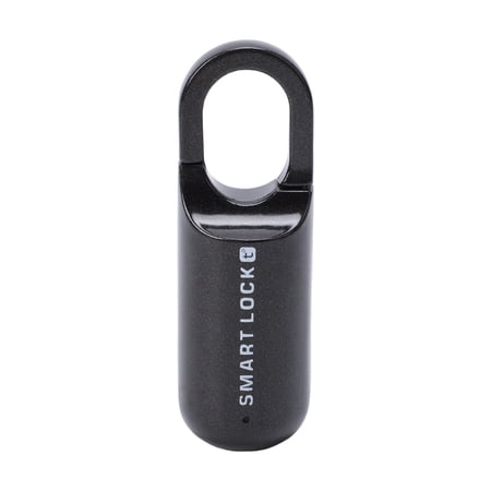Riousery WiFi Smart Padlock Fingerprint Recognition App Control Keyless Entry Cabinet Lock 10 Print Capacity for Suitcase Backpack Luggage Black 2.8 inches / 7 cm