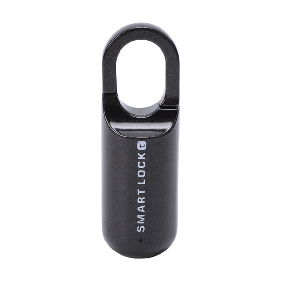 Riousery WiFi Smart Padlock Fingerprint Recognition App Control Keyless Entry Cabinet Lock 10 Print Capacity for Suitcase Backpack Luggage Black 2.8 inches / 7 cm