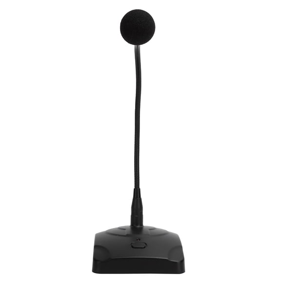 Riousery Wired Conference Microphone with 16.4 ft / 5m XLR Cable, Gooseneck Type Desktop Capacitive Mic for Computer, Office, Meeting, Cardioid Pattern, 60Hz-16KHz