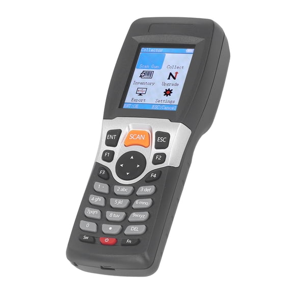Riousery Wireless Barcode Scanner 1D 2.4GHz with 2.2 Inch Color LCD Screen Portable Inventory Reader