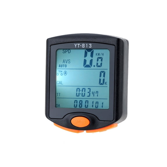 Riousery Wireless Bike Bicycle Cycle Digital Computer Odometer Speedometer Stopwatch Thermometer Night Light Backlight Backlit Rainproof Multifunction Tracker for Cycling Enthusiasts