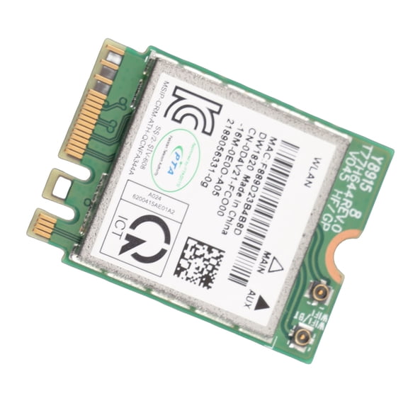 Riousery Wireless Network Card Dual Band 2.4GHz 5GHz 802.11AC WiFi Adapter NGFF Key A E High Speed 867Mbps BT 4.1 Computer Component Accessories for Laptops Fast Connectivity (4.0 inches / 10.16 cm)