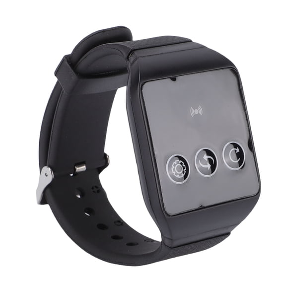 Riousery Wireless Pager System with 1 Durable Bracelet Receiver and 1 Waterproof Key Transmitter, Reliable 433.92MHz Range Wireless Calling Kit and Emergency Home Pager, 10 Inches / 25.4 cm Band
