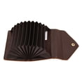 thumbnail image 1 of Riousery Women Card Case Soft PU Leather RFID Blocking Credit Card Wallet Small Portable Holder Brown 4.3 in / 11 cm, 1 of 9