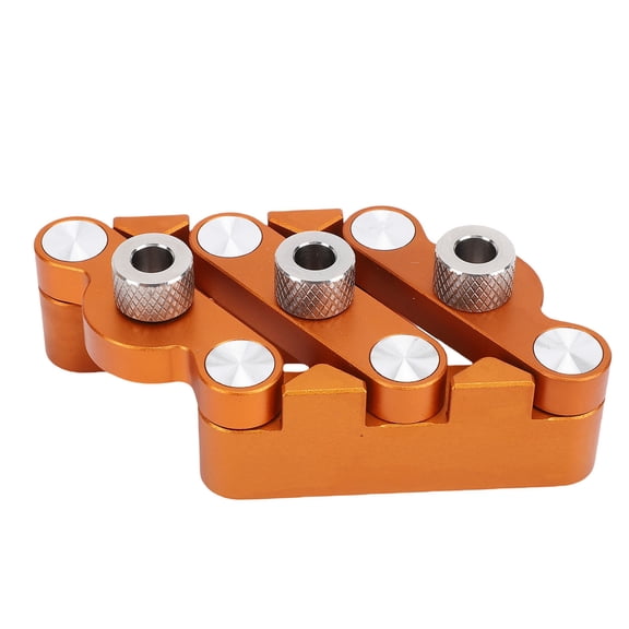 Riousery Wood Joint Punch Locator, Professional Woodworking Center Drilling Positioner & Self Centering Tenon Fixture, Doweling Jig Drill Guide Kit for Boards Stitching (0.51-1.26 inches / 13-32mm)